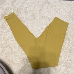 Lululemon Athletica Mustard Leggings